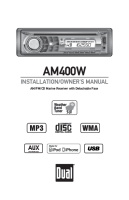 Dual AM-400W-Owners-Manual 